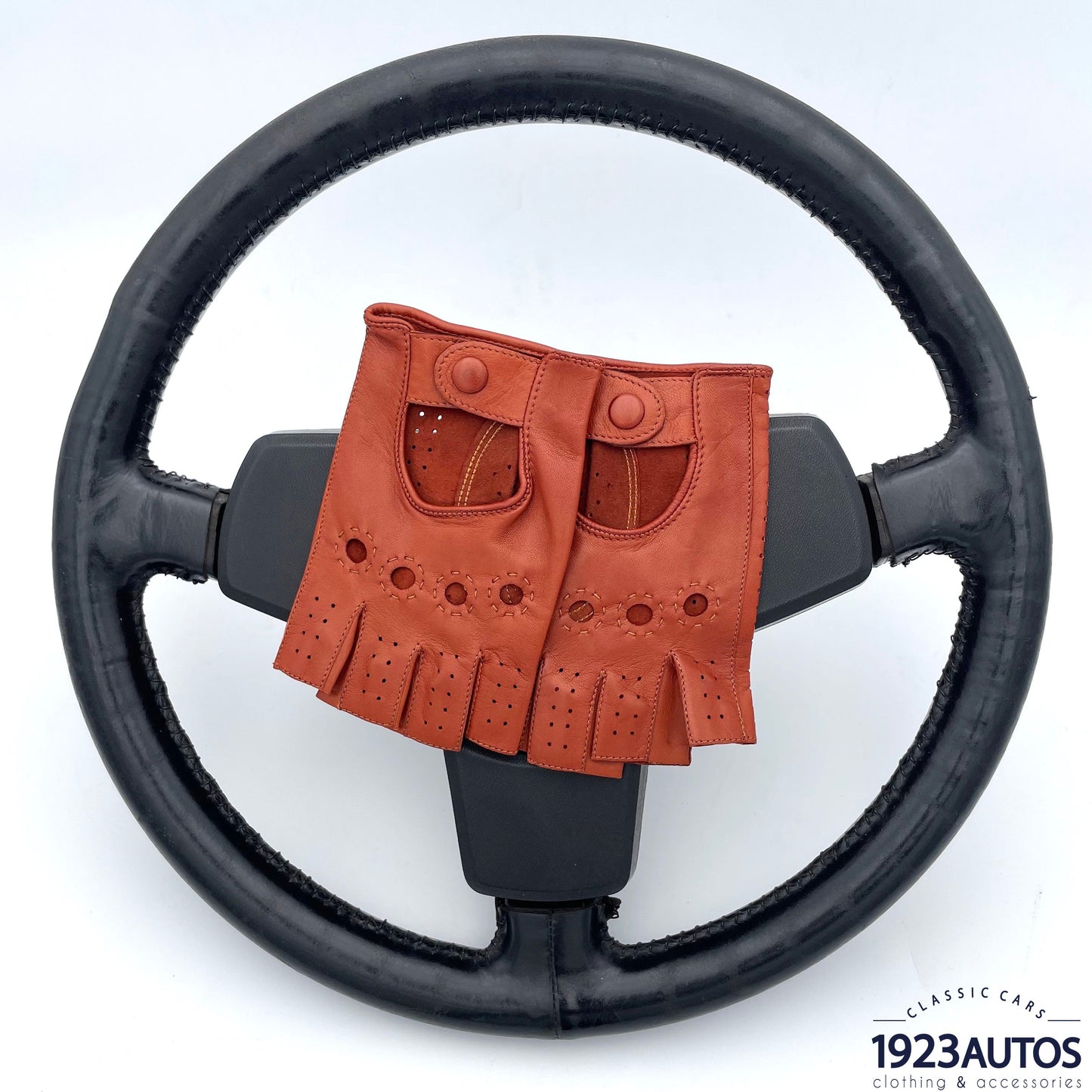 Mitaines de Conduite Cuir Cognac